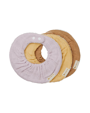 Fabelab - Ruffle Bib - Star Dust - 3 pack
