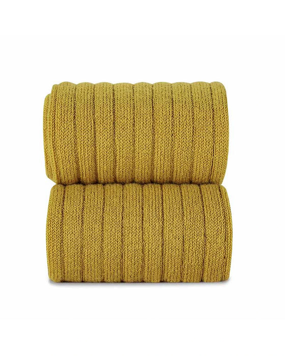 Rib Short Sock Mostaza