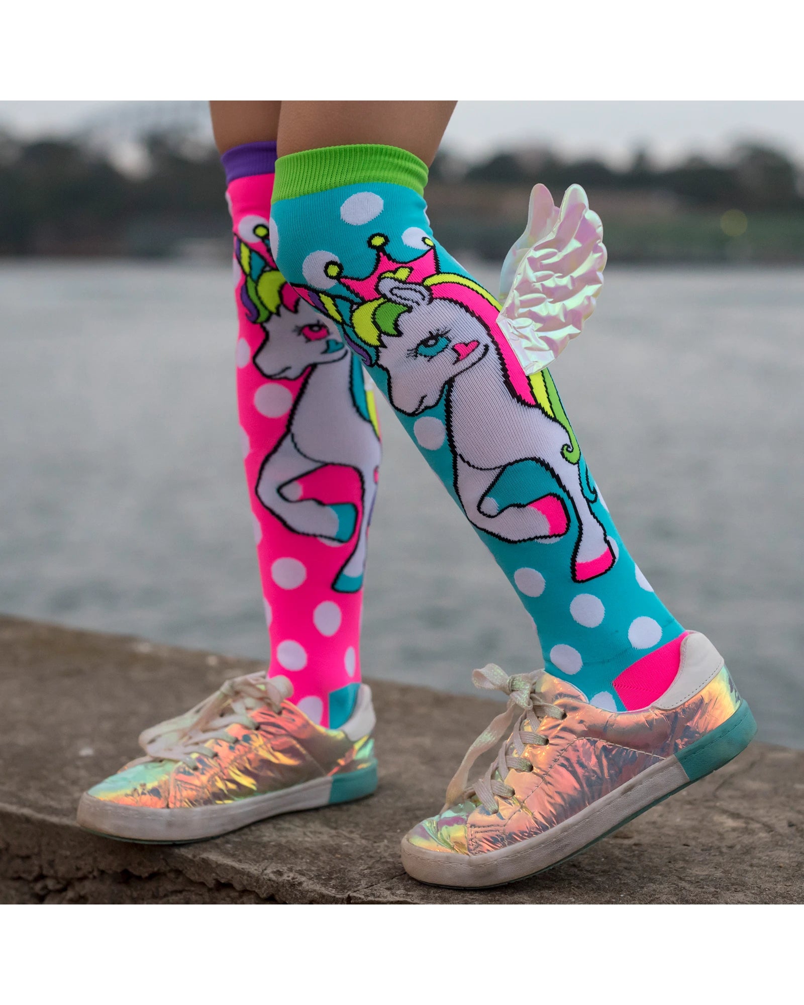 MADMIA Flying Unicorn Socks Kids & Adult