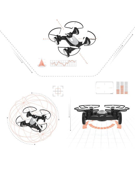 Sharper Image Drone 5 Inch Flying Car