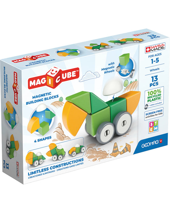 Geomag Magicube Shapes Recycled Wheels
