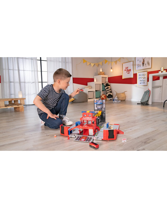 Rallye Folding Fire Truck Playset