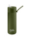 Khaki 20oz Reusable Bottle Ultimate Ceramic Straw