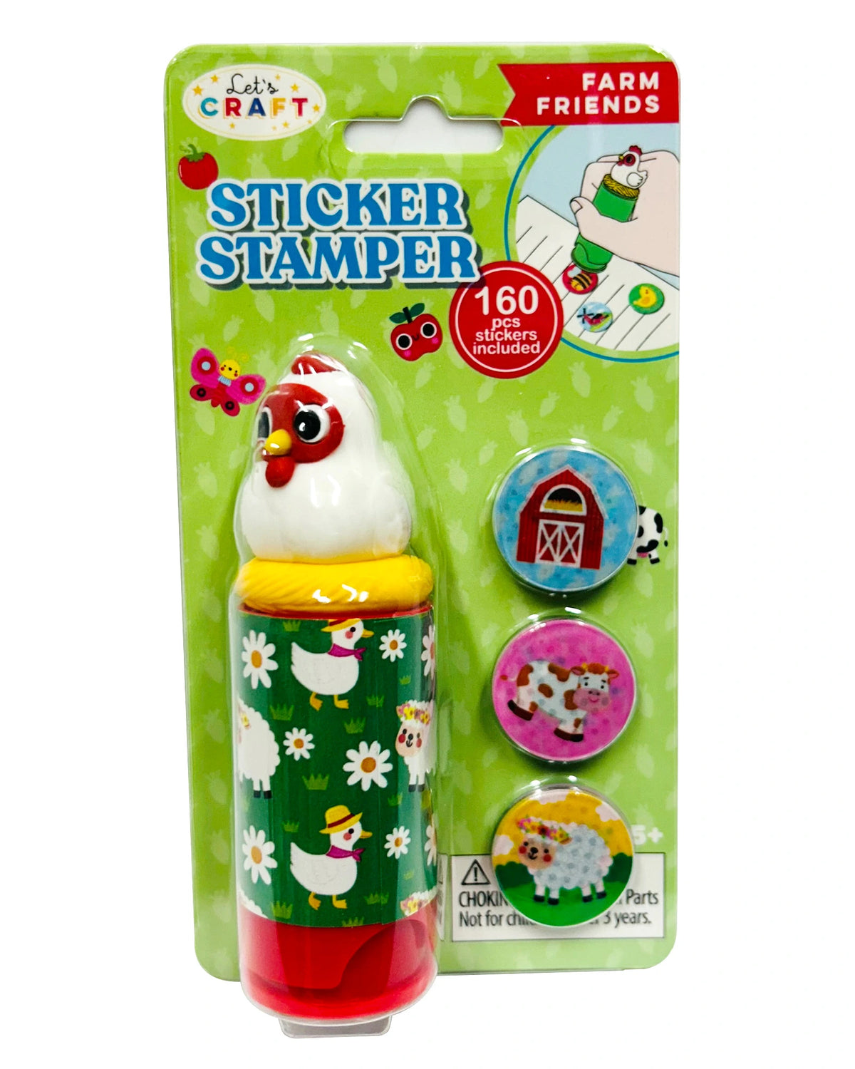 Simple Sticker Stamper - Farm Friends