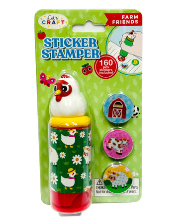 Simple Sticker Stamper - Farm Friends