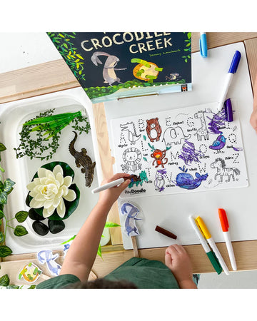 HeyDoodle MiniMats ABC Series Animals