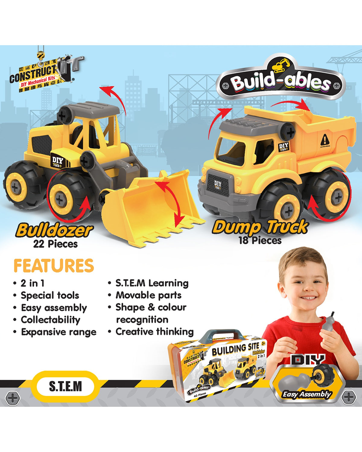 2 in 1 Building Site Set