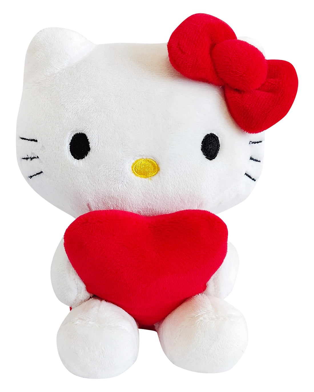 Hello Kitty Heart Plush Toy 14cm In Paper Bag