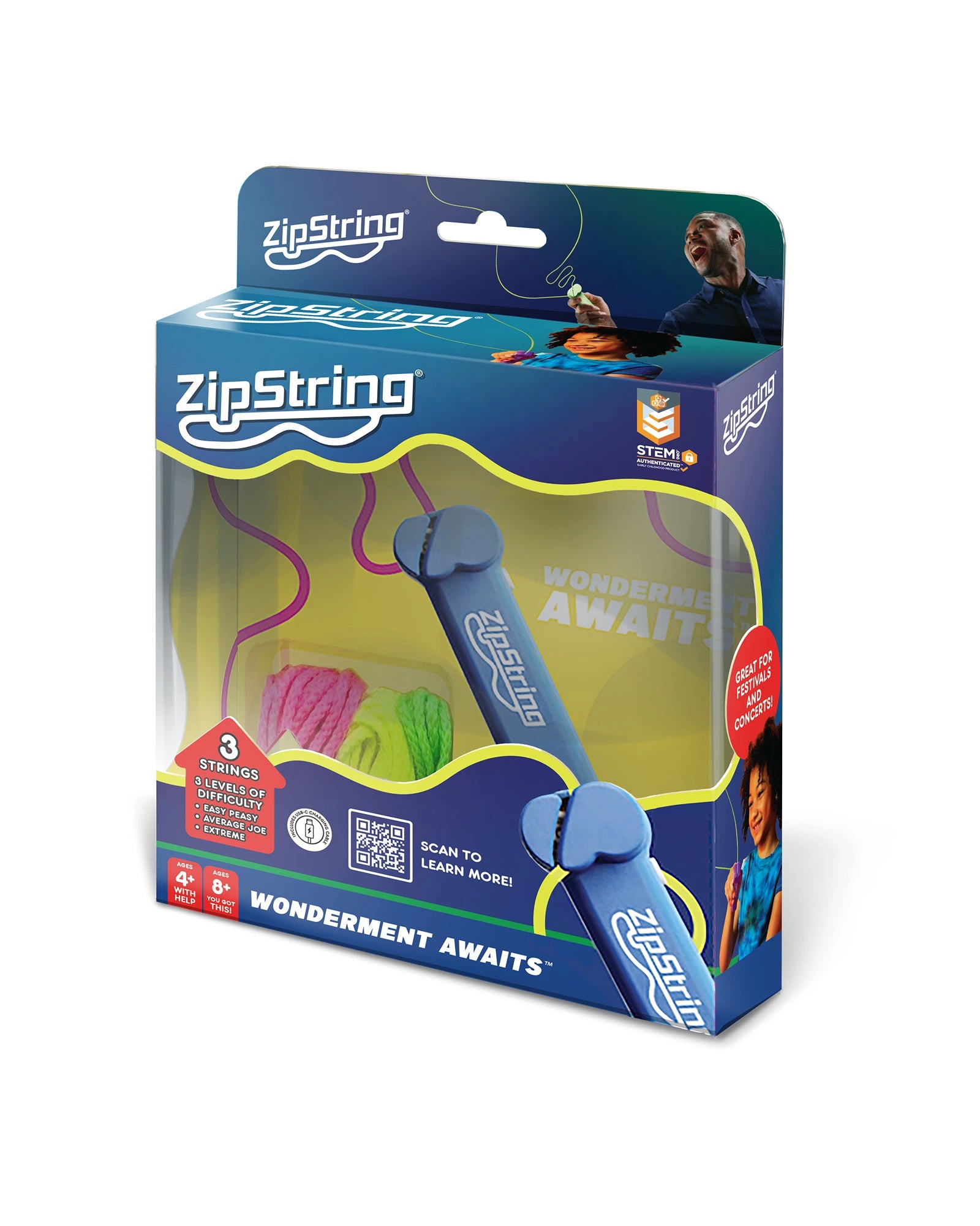 Zip String - Assorted – Kidstuff