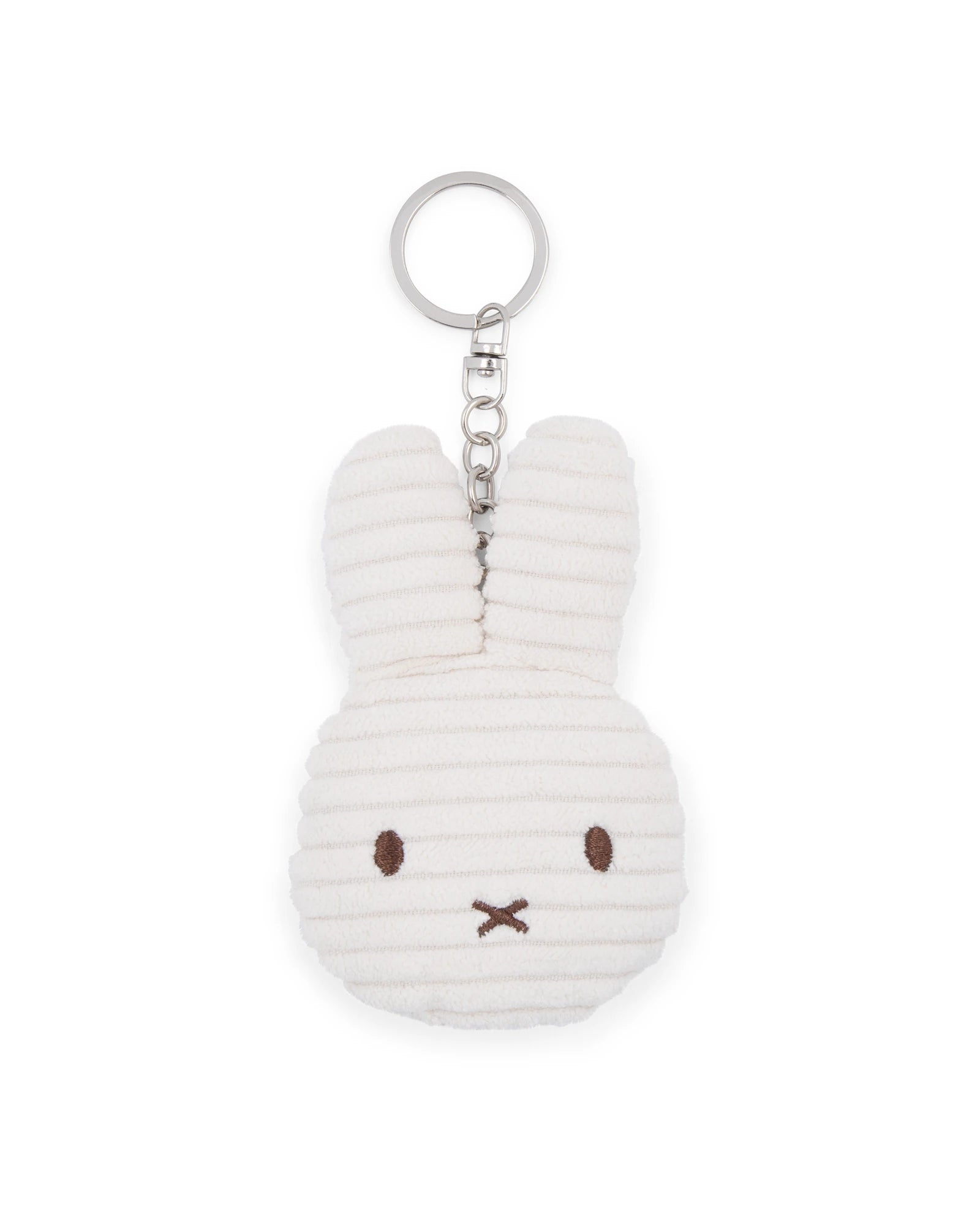 Miffy Flat Keychain ECO Corduroy Offwhite 10cm