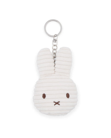 Miffy Flat Keychain ECO Corduroy Offwhite 10cm