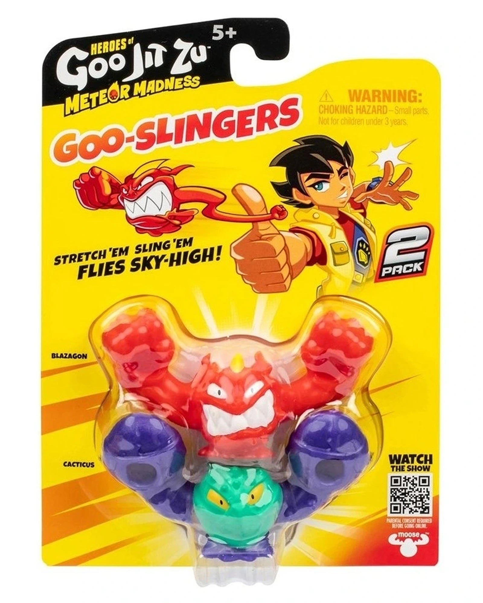Heroes of Goo Jit Zu Meteor Madness Go Slingers 2PK - Assorted