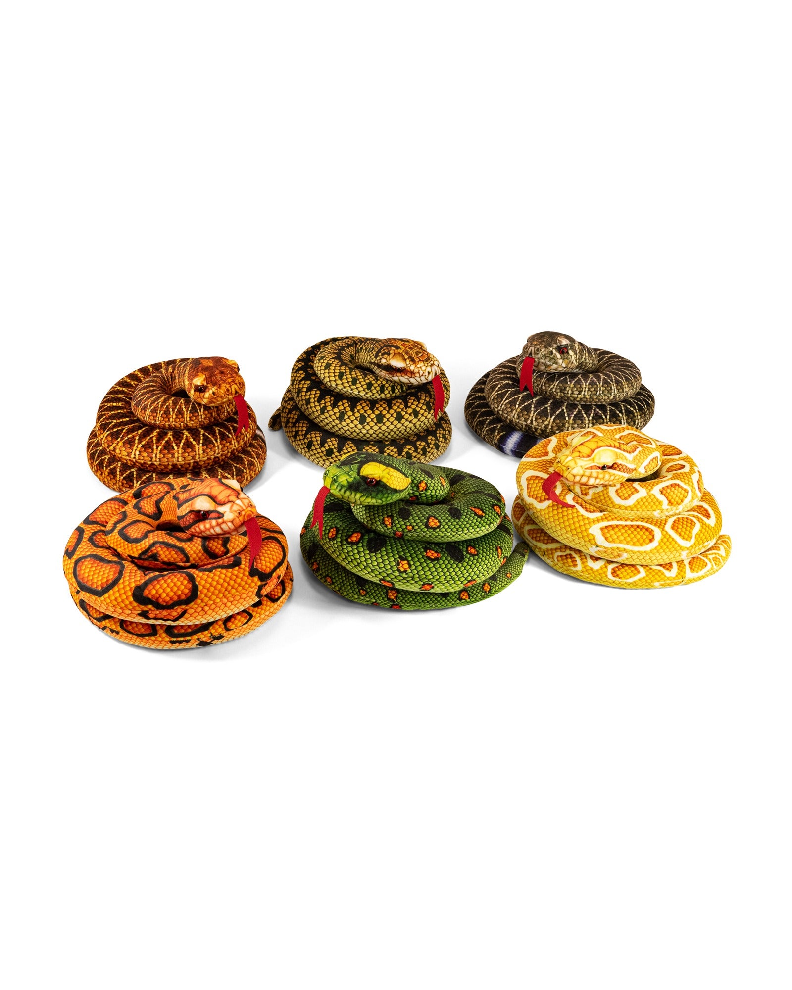 Animal Allsorts Plush Snakes - Assorted