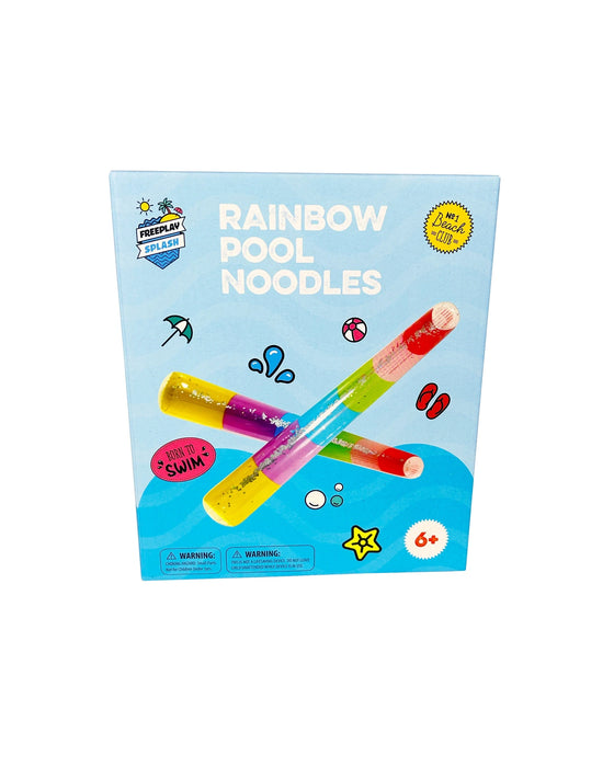 Freeplay Splash Rainbow Shimmer Pool Noodles- set of 2