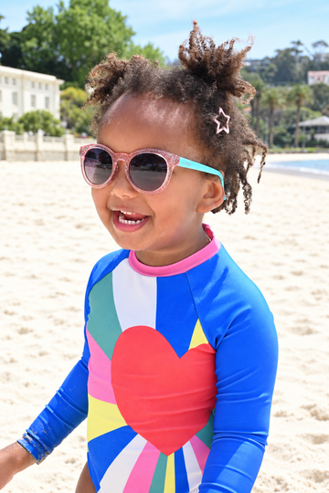 Sparkle Pink Phantos Polarised Sunglasses
