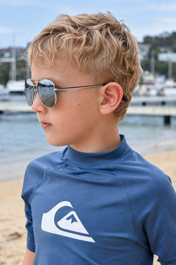 Sunbug Silver Pilot Sunglasses