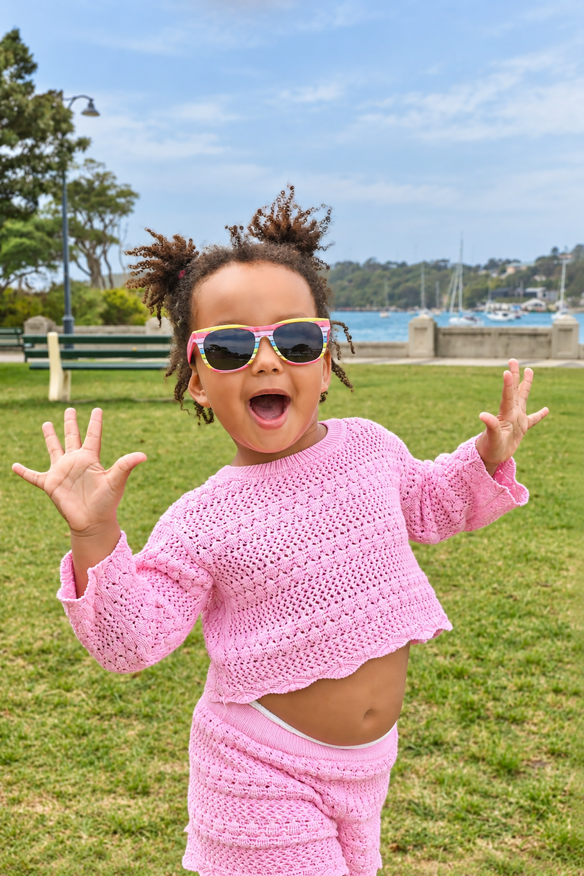 Candy Stripe Ways Polarised Sunglasses