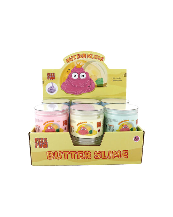 Fizz Fun Butter Slime 160g - 4 Assorted