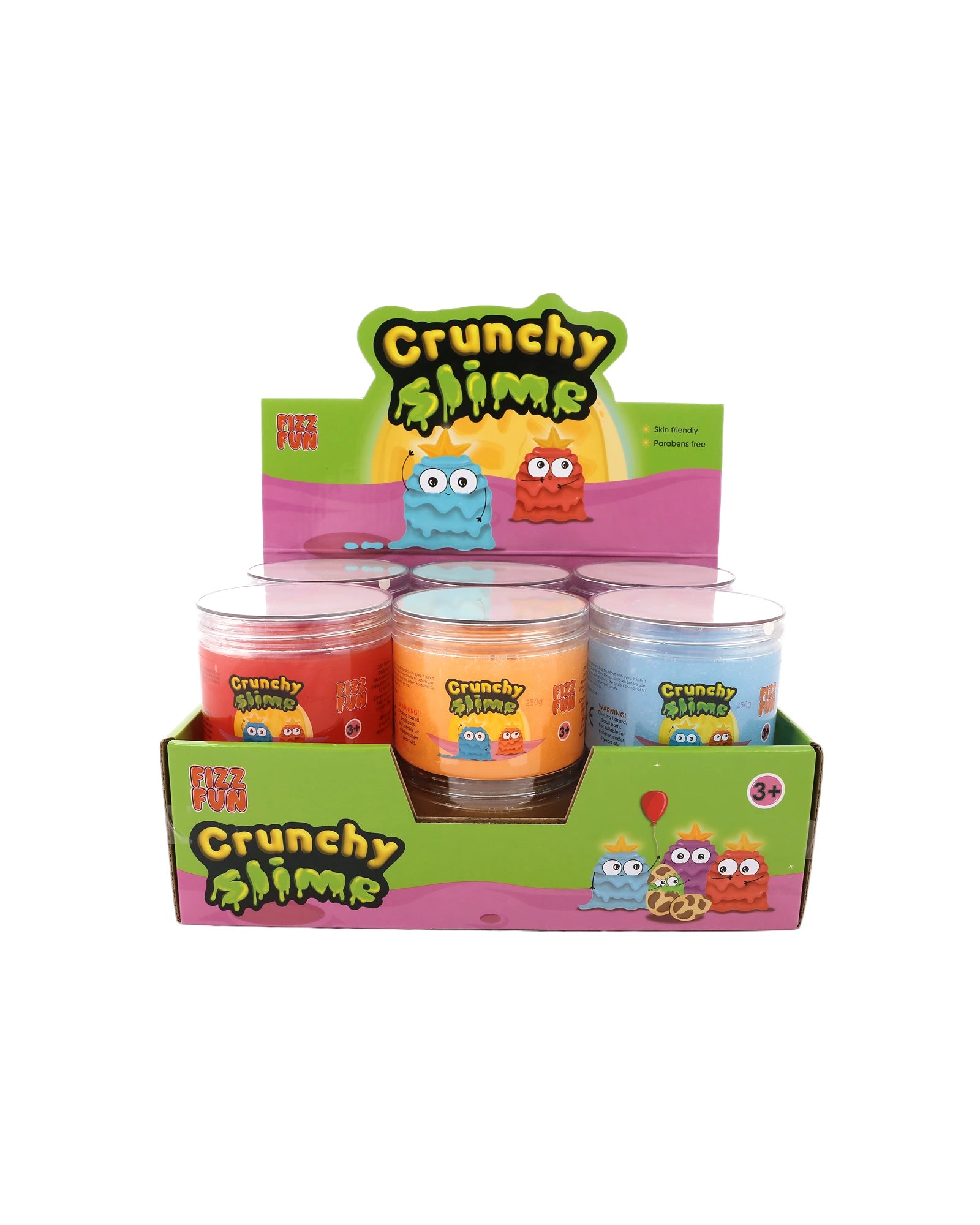 Crunchy Slime 250g - 4 Assorted