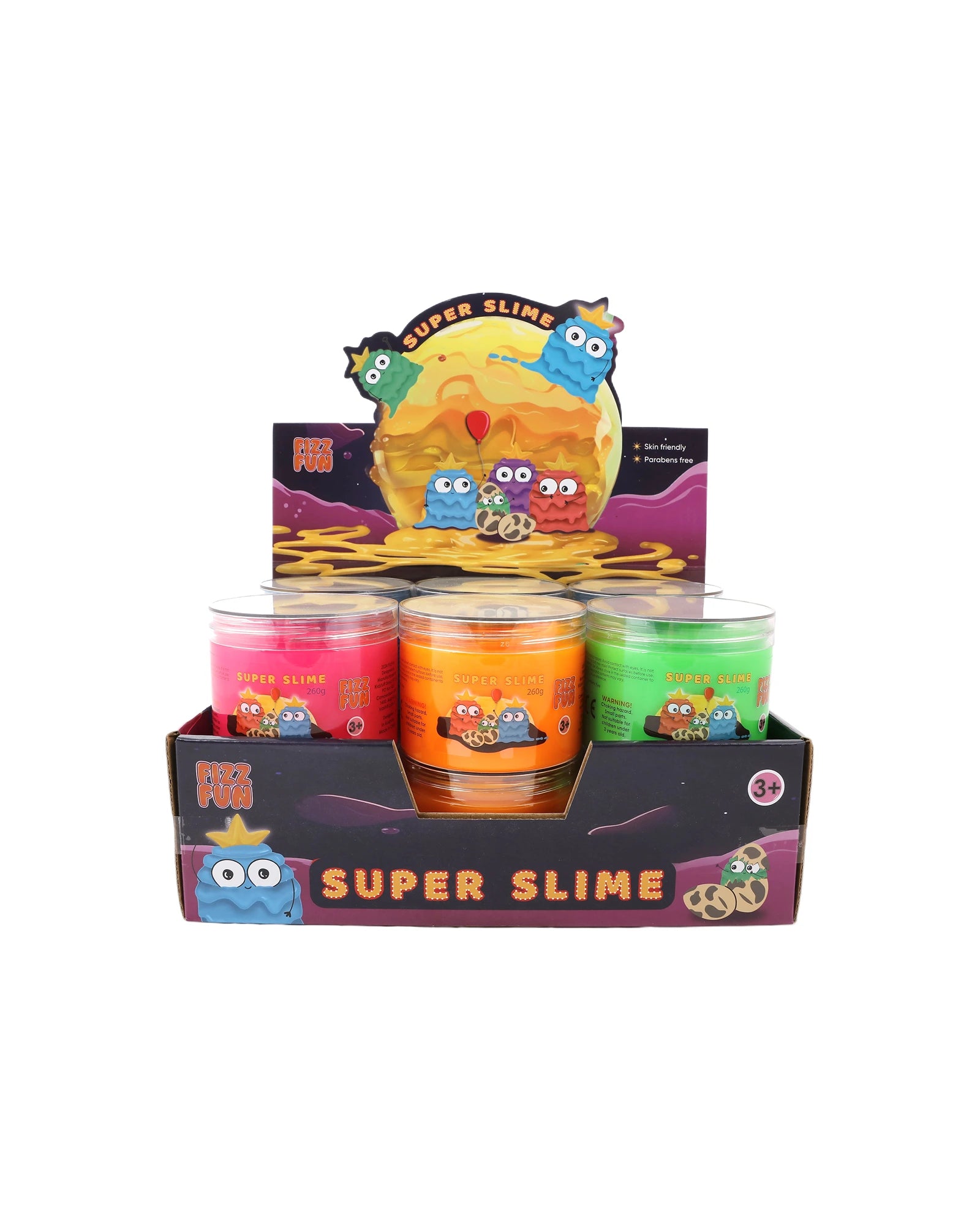 Super Slime 260g - 4 Assorted