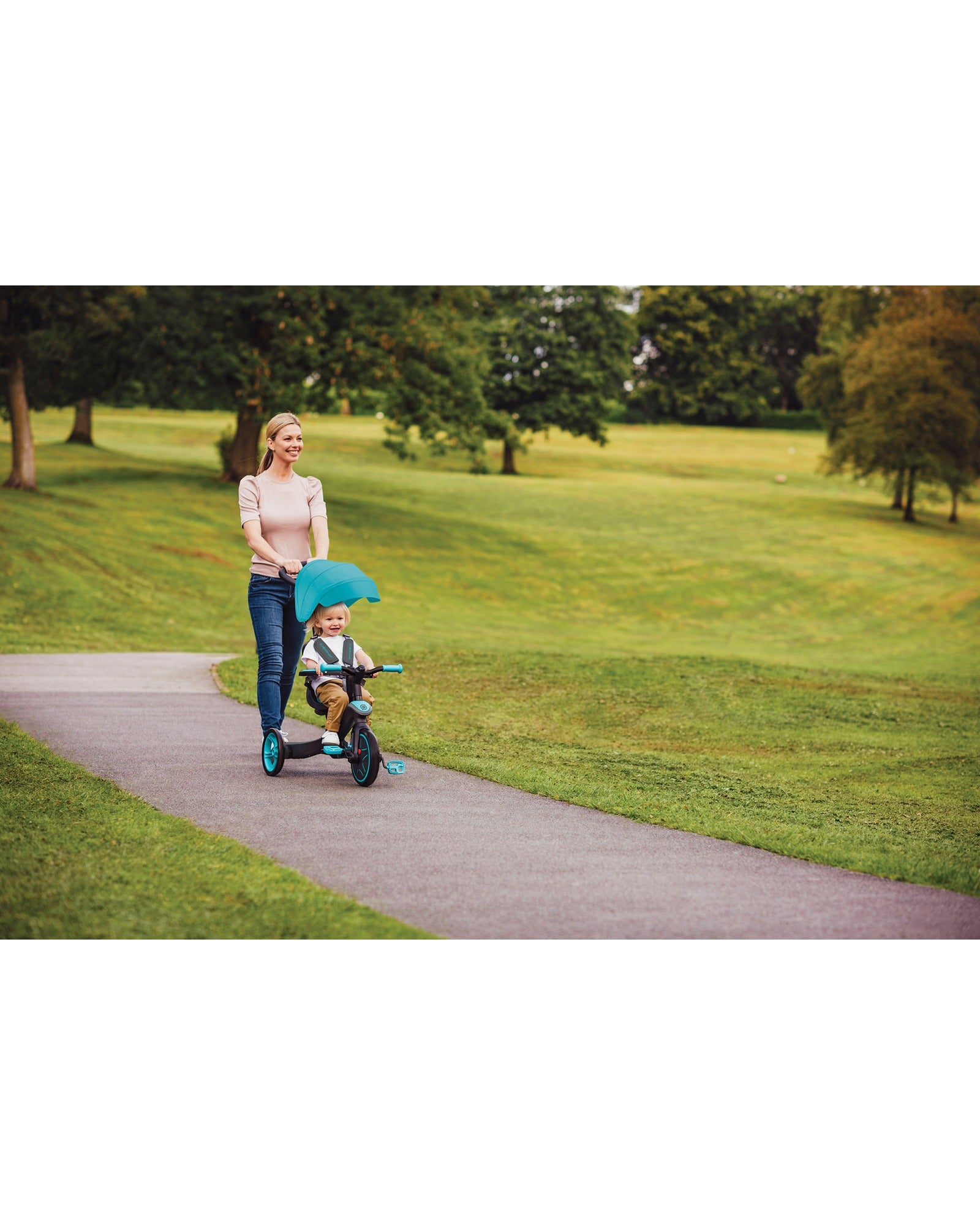 Globber EXPLORER TRIKE 4 in 1 Teal