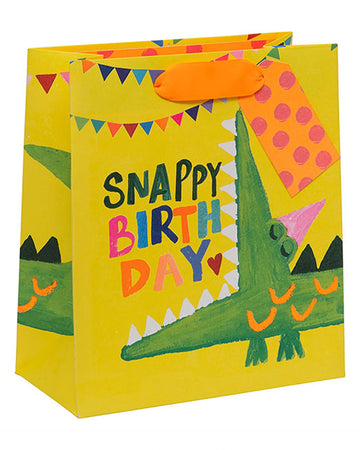 Waterlyn Glick Gift Bag Medium Snappy Birthday Collection