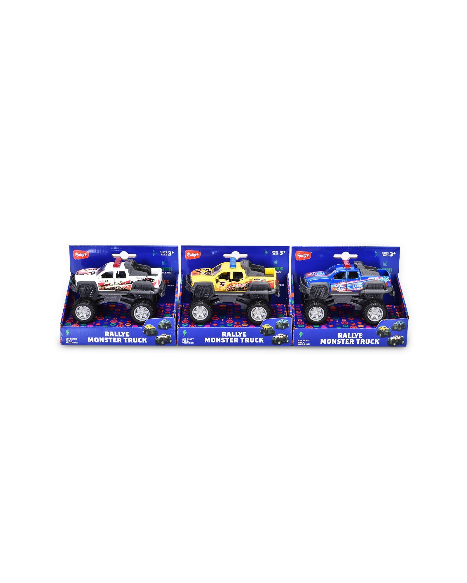 Monster Truck - 3 Assorted