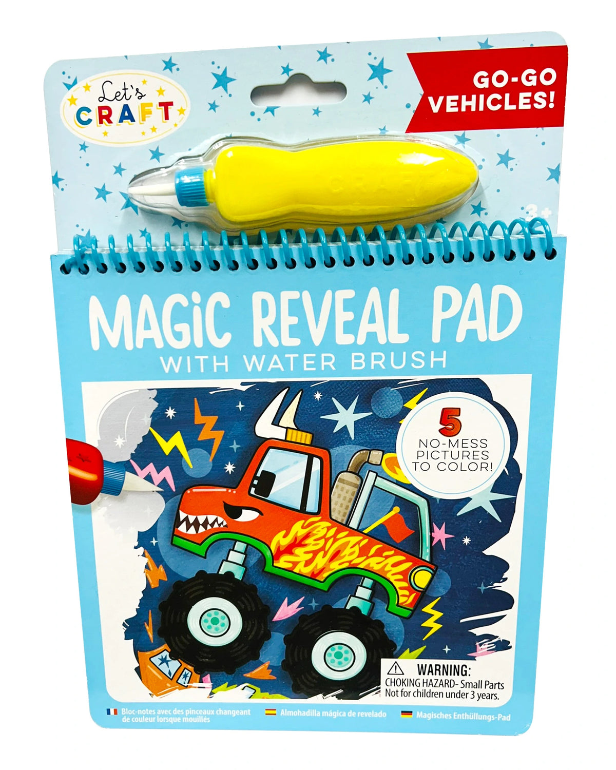 Magic Reveal Pad - Go Go Vehicles