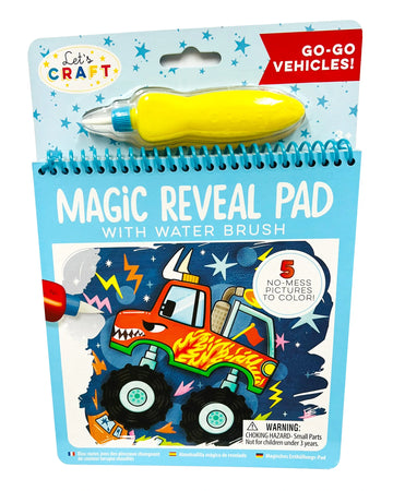 Magic Reveal Pad - Go Go Vehicles