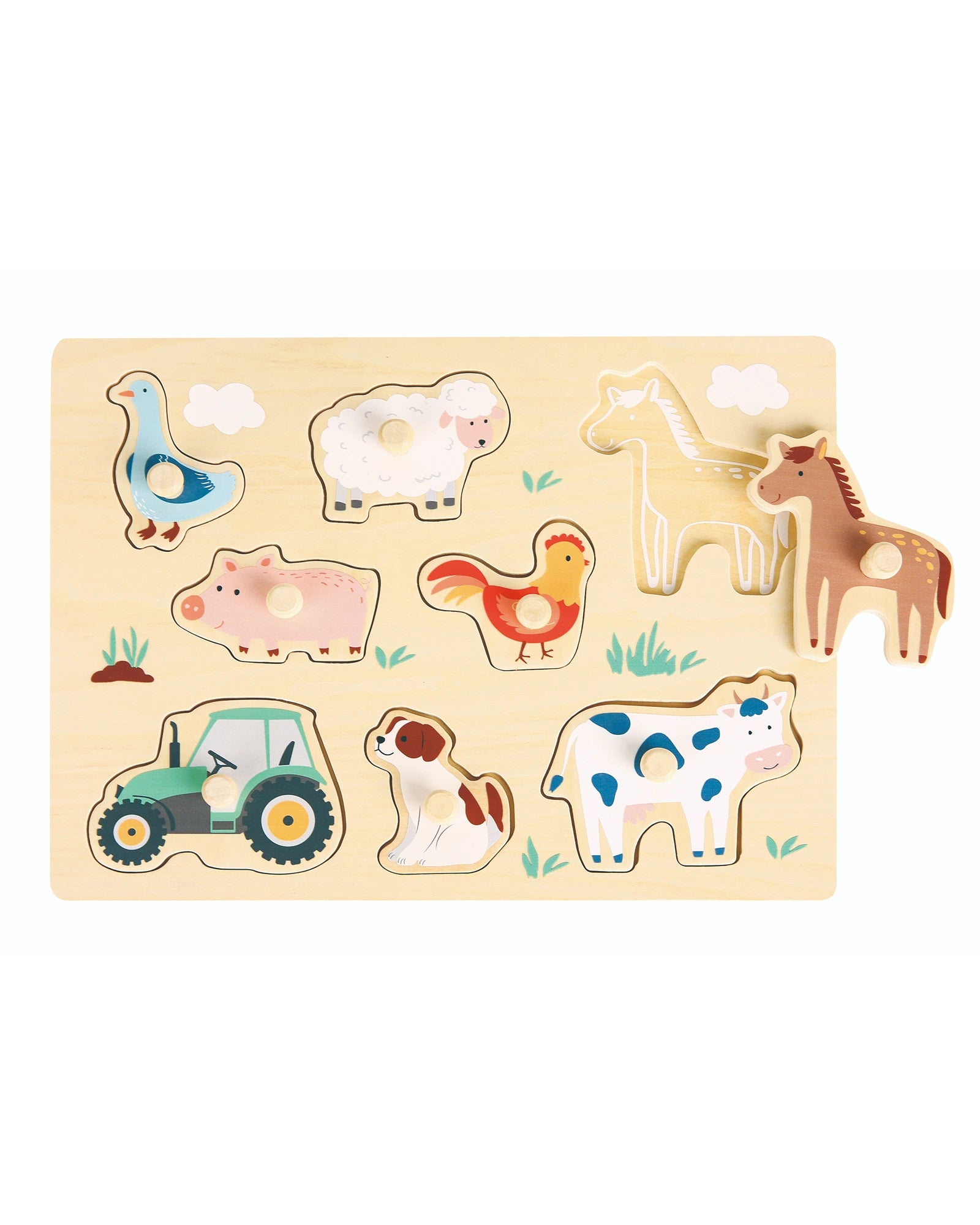 Farm Friends Peg puzzle