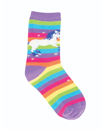 SockSmith Magical Unicorn Lavendar- 2-4 Years Old