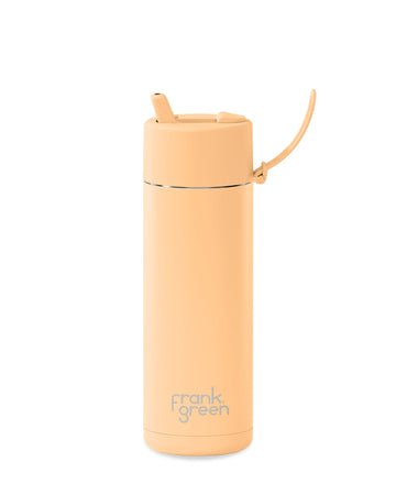 frank green 20oz Stainless Steel Ceramic Reusable Bottle Solar Glow with Flip Straw Lid