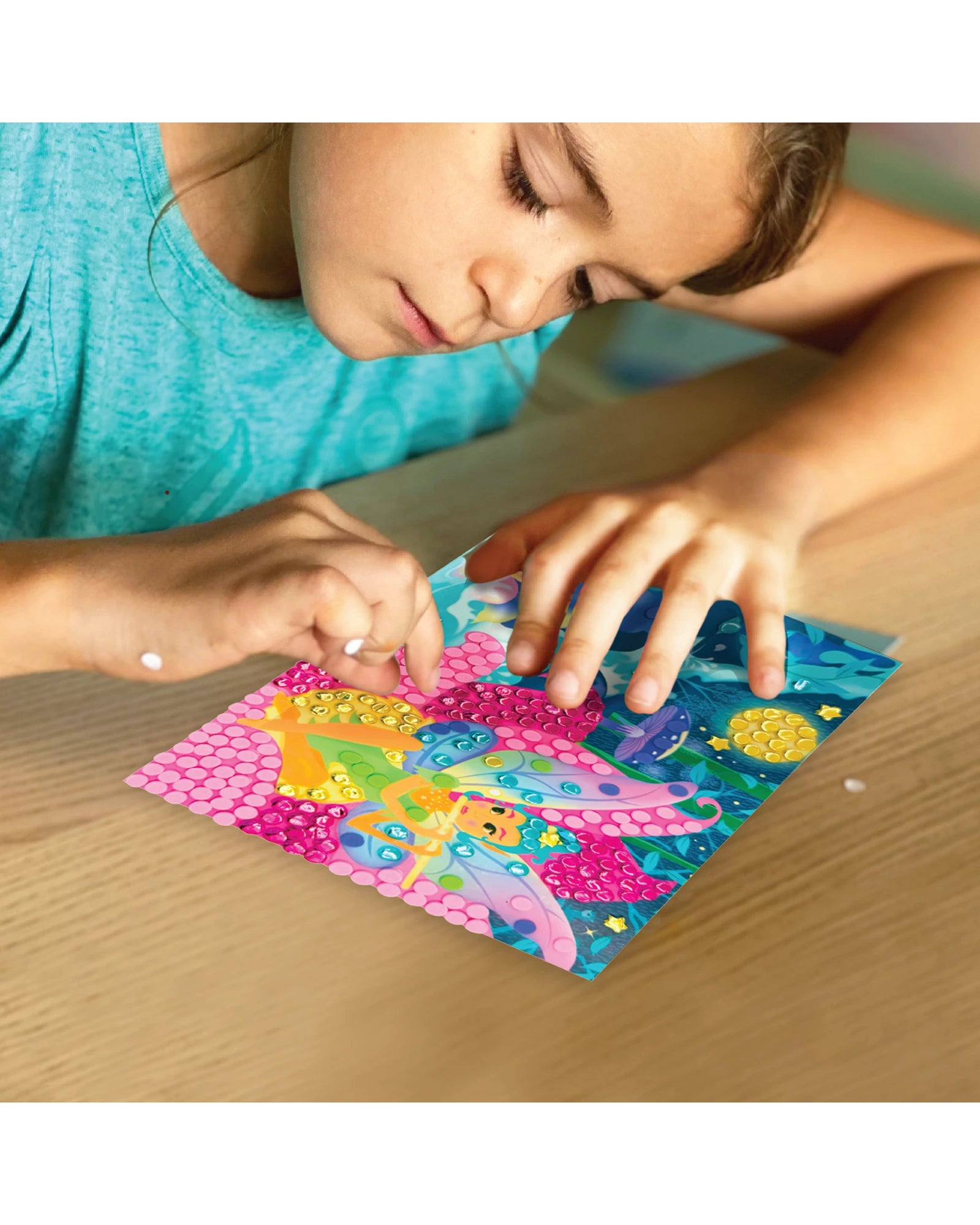 Mermaid Sparkling Foil & Gem Art
