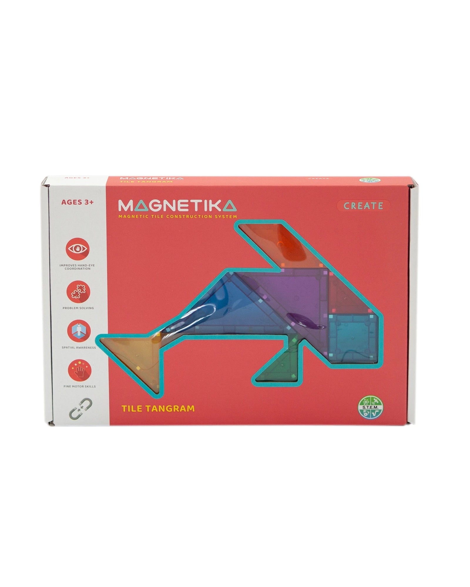 Magnetic Tile Tangram 61 Piece