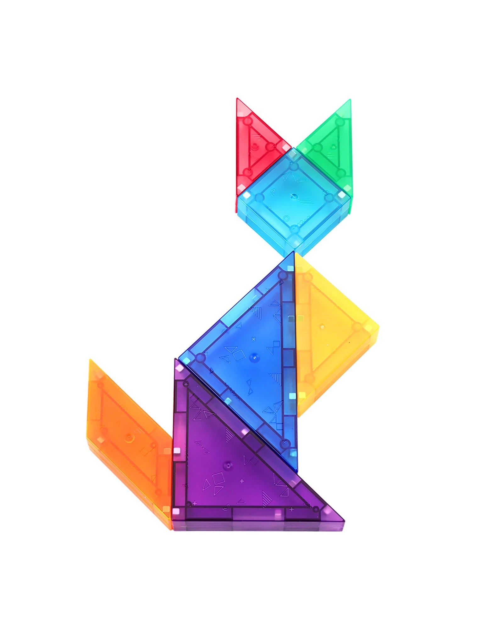Magnetic Tile Tangram 61 Piece