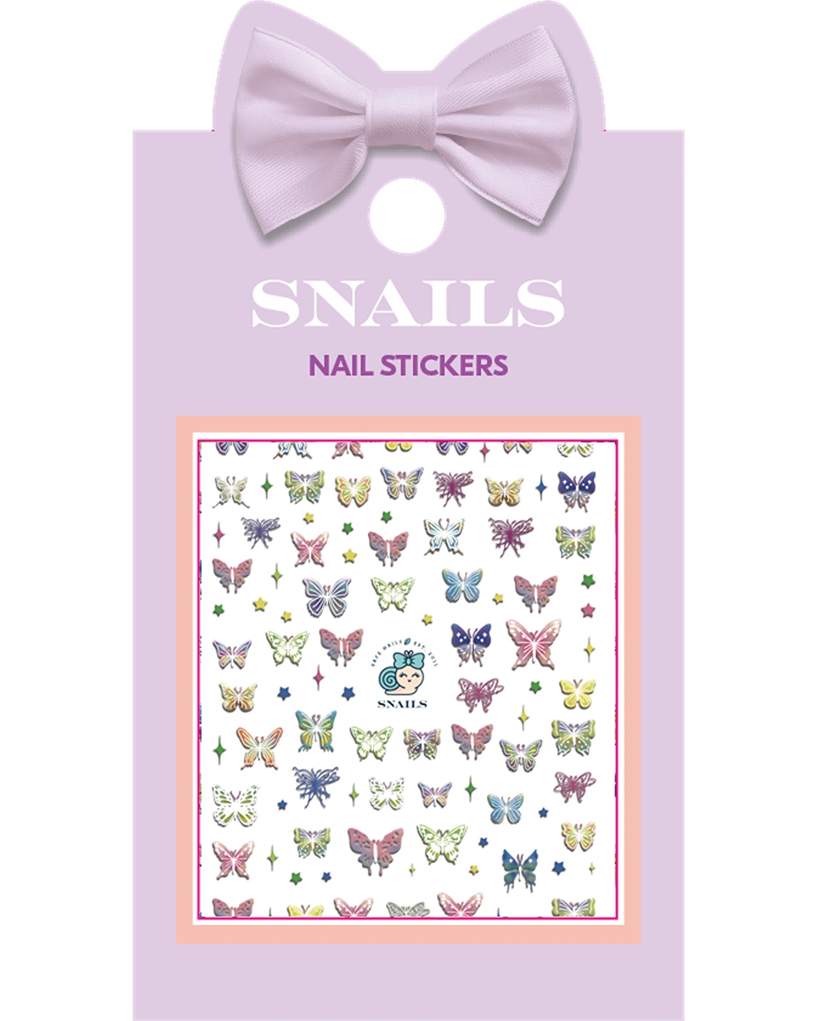 Nail Sticker Butterfly Garden