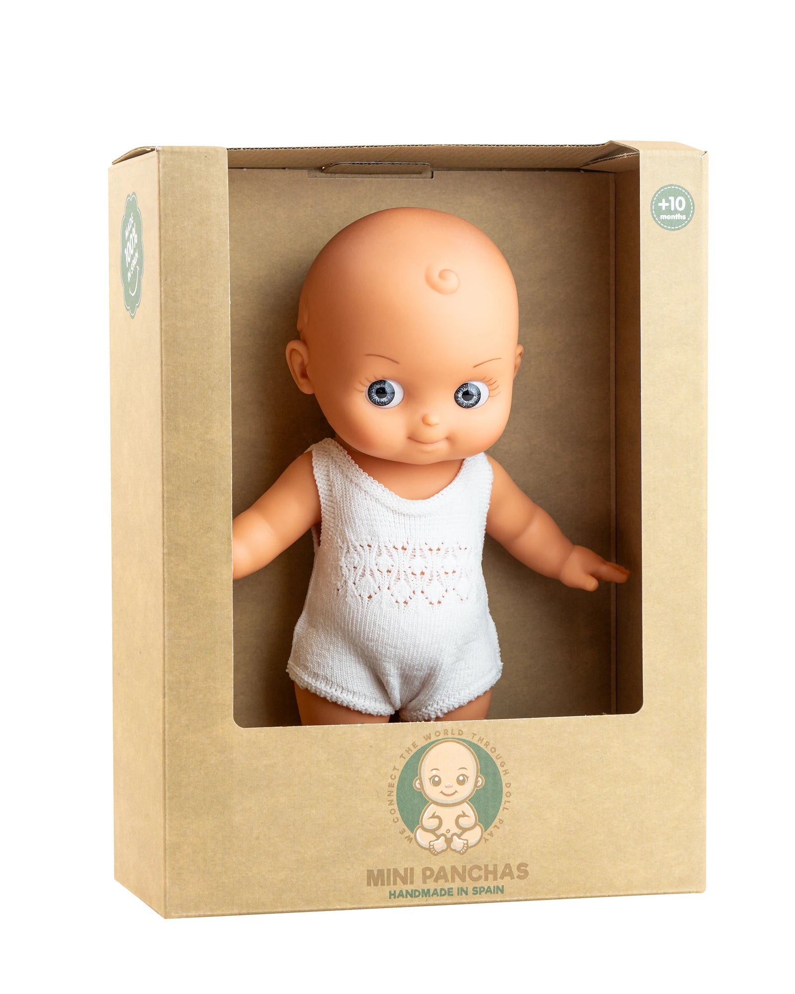 Mini Pancha Doll White Romper