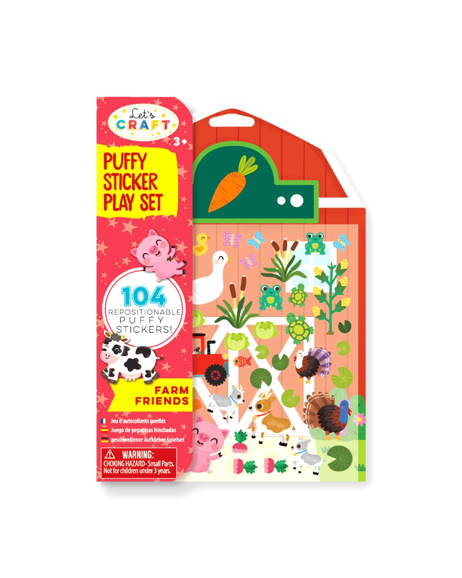 Puffy Sticker Play Set - Farm Friends