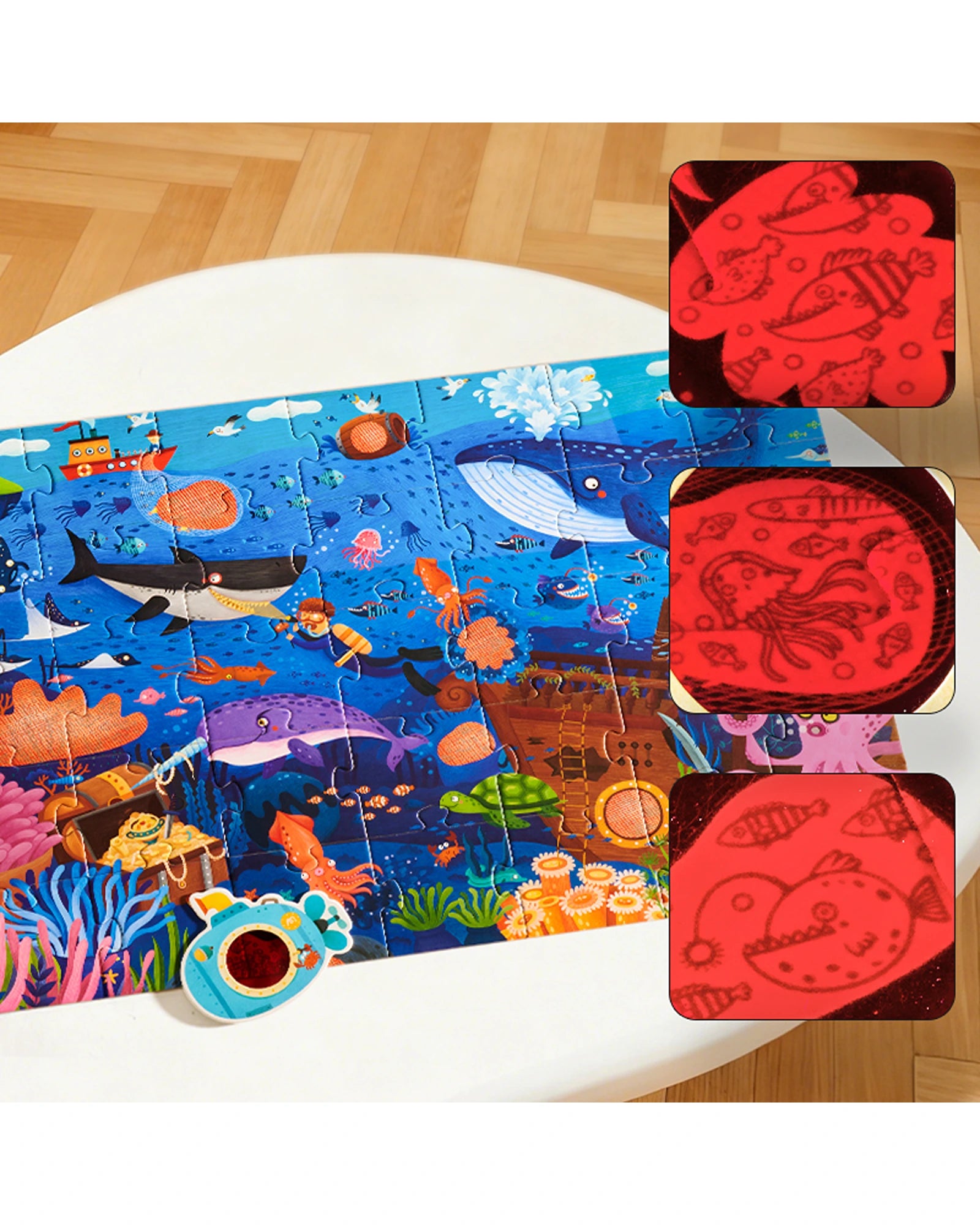 mideer Mystery Reveal Puzzle - Ocean Secrets