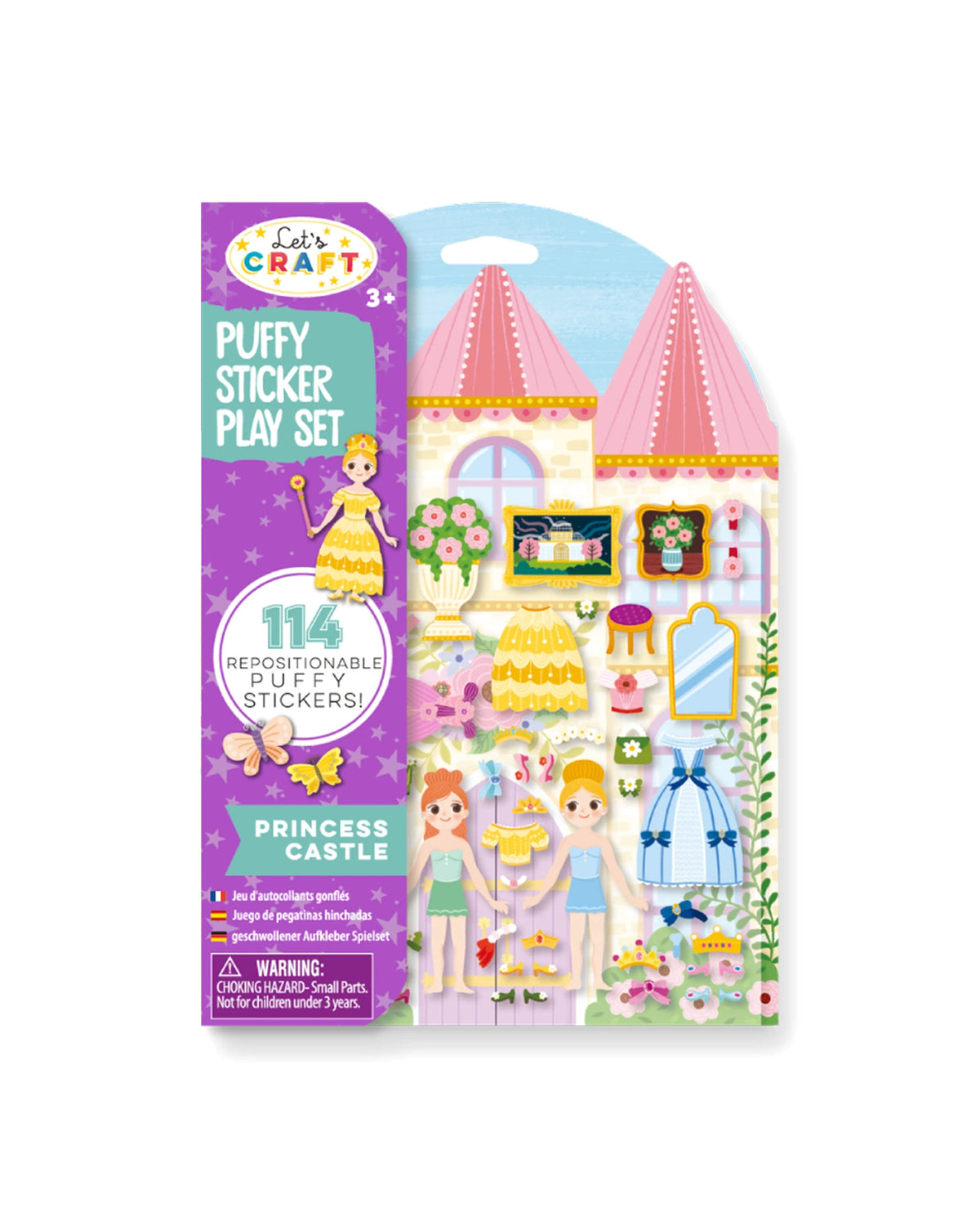 Puffy Sticker Play Set - Princess Castle