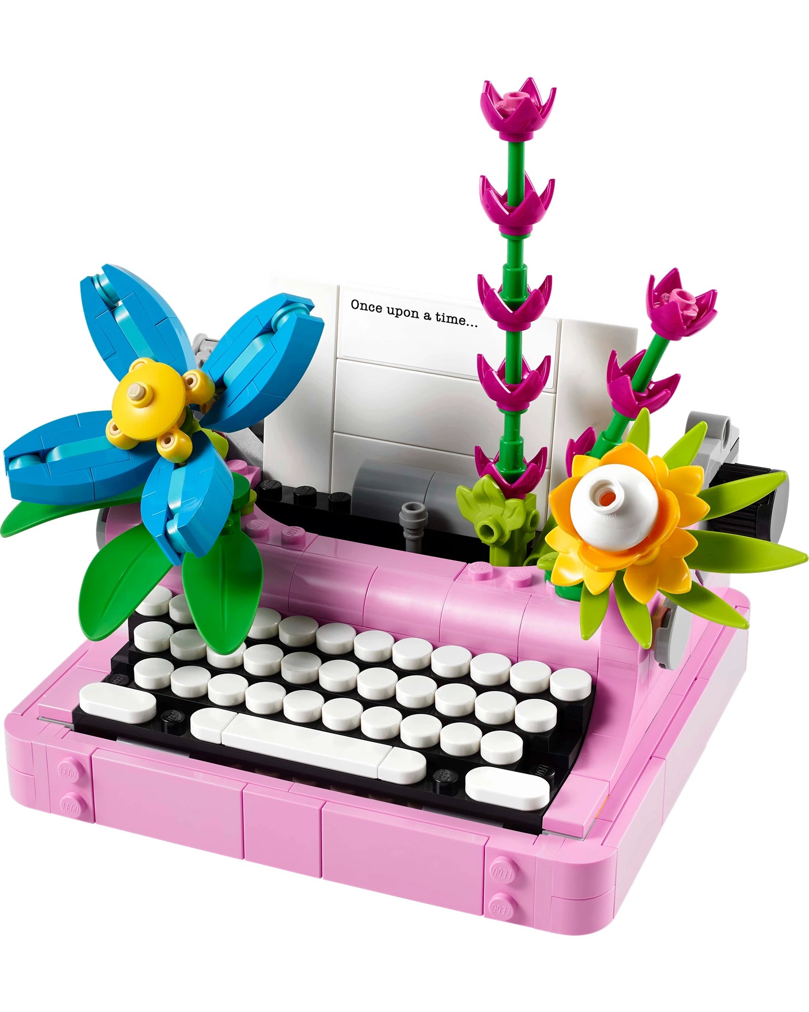 31169 Typewriter with Flowers