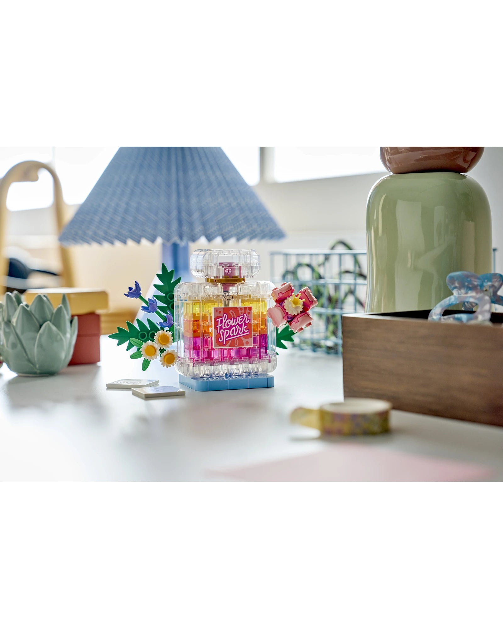 31383 Floral Decor Perfume Bottle