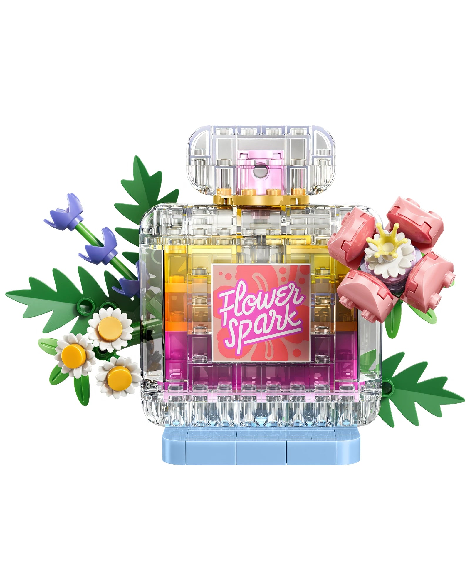 31383 Floral Decor Perfume Bottle
