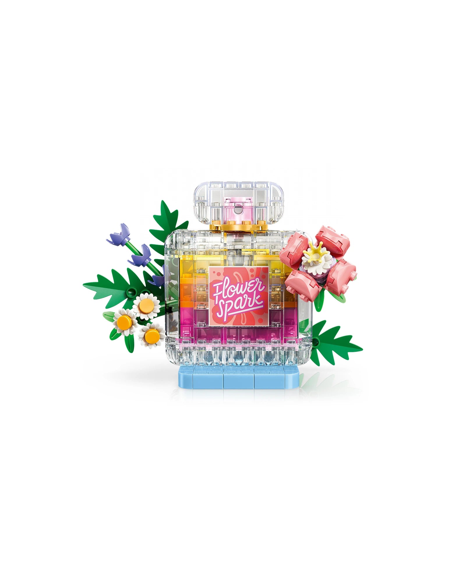 31383 Floral Decor Perfume Bottle