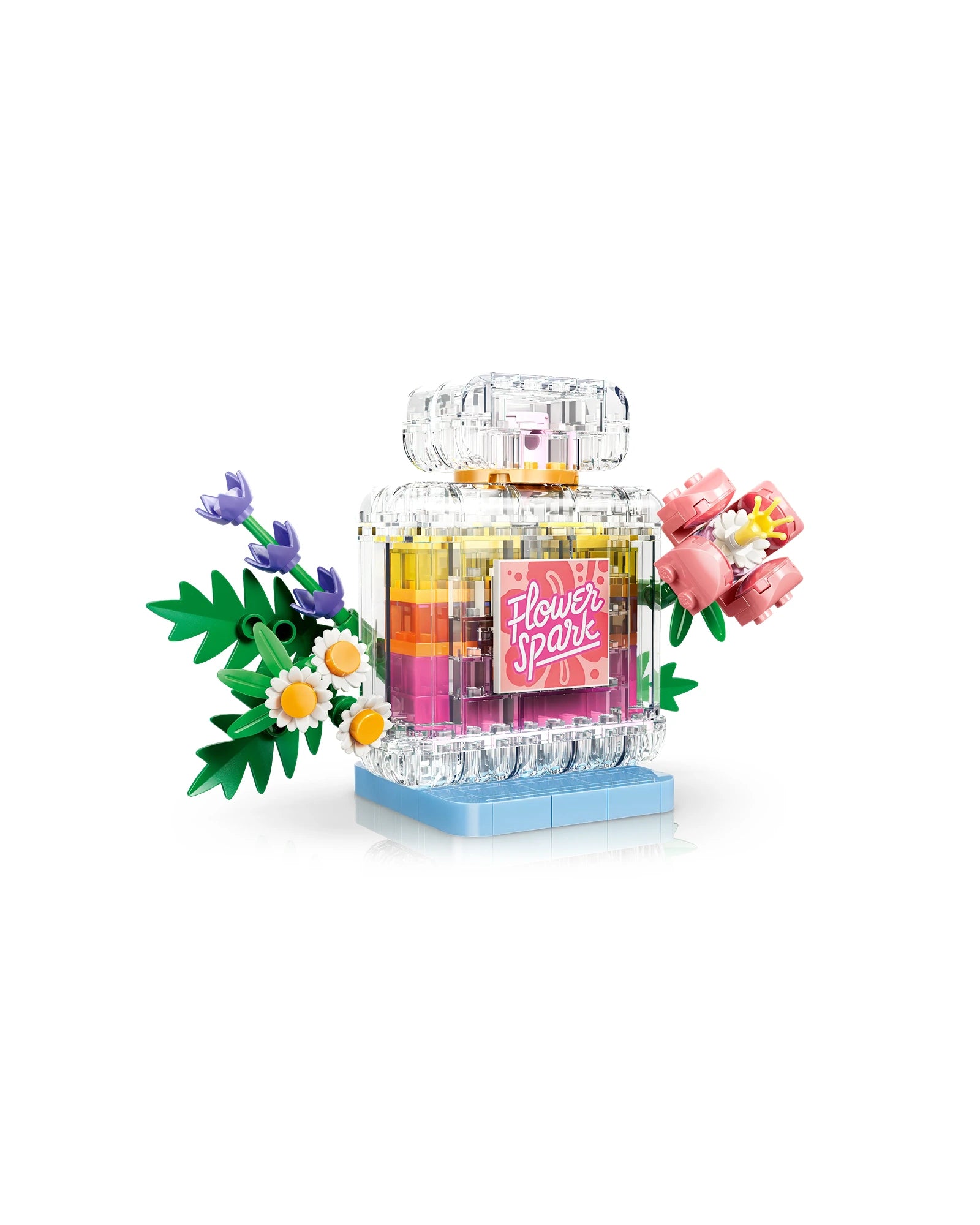 31383 Floral Decor Perfume Bottle