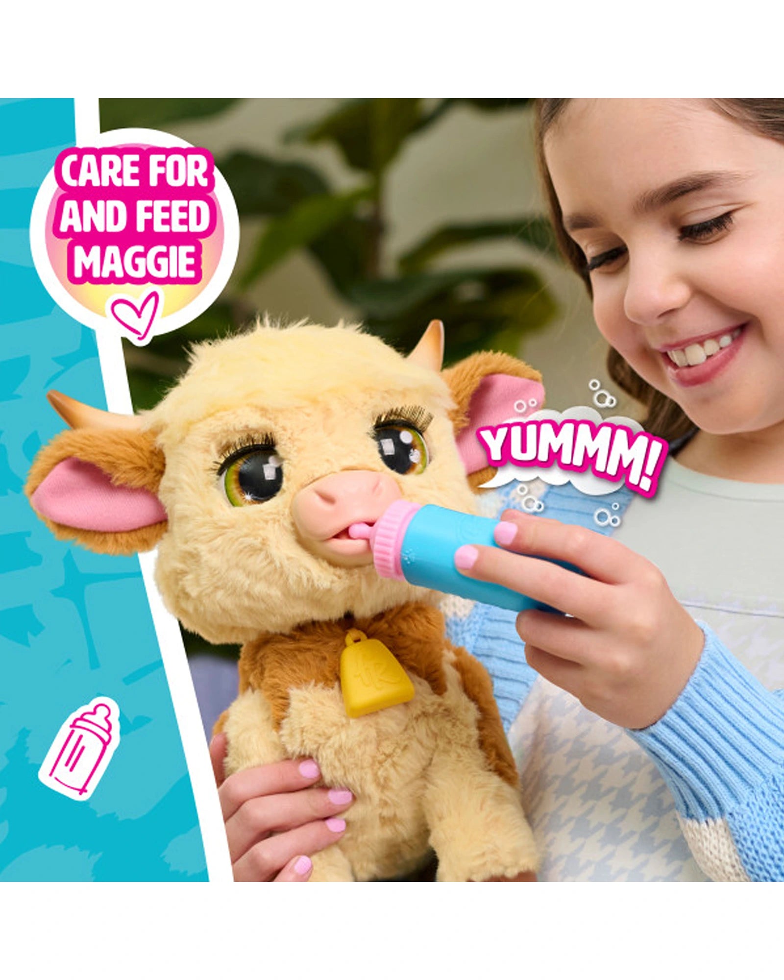FurReal Maggie the Feed & Follow Cow