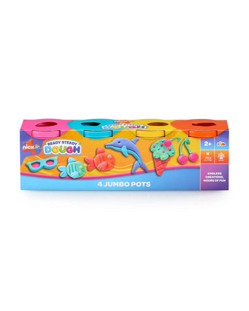 4 Jumbo Pots 3 Assorted