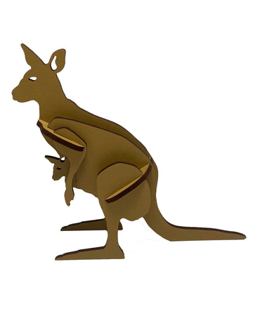 Kangaroo and Joey A5