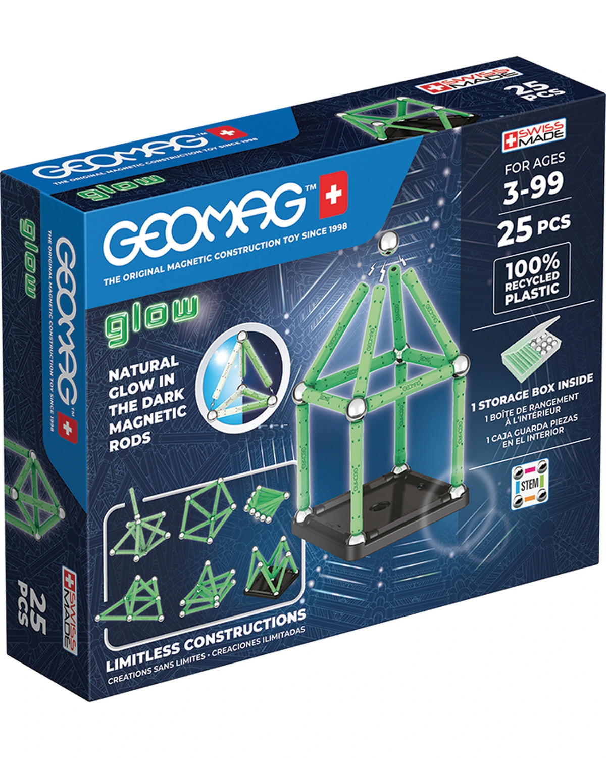 Geomag Glow Recycled 25 Kidstuff