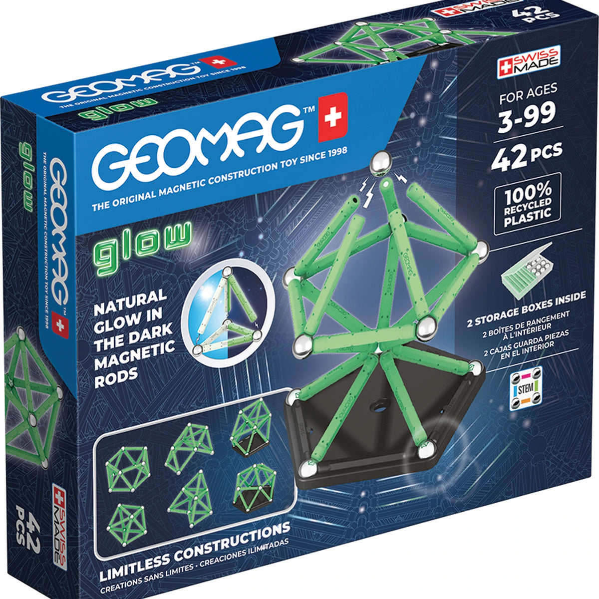 Geomag Glow Recycled 42 Kidstuff